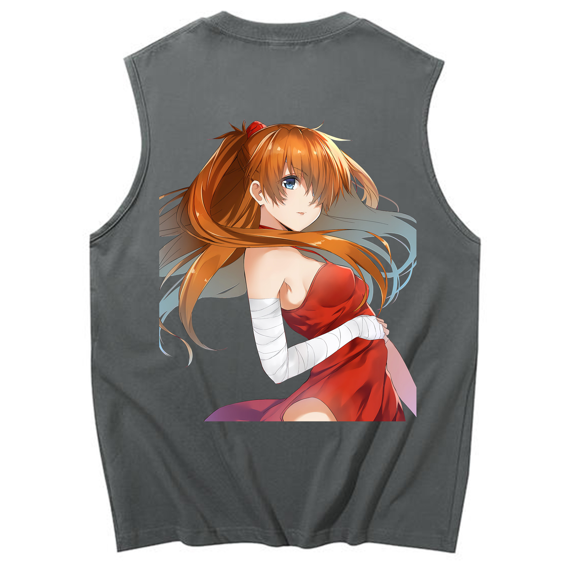 （画像用） EVA 新世紀エヴァンゲリオン コットン100％タンクトップ（背面プリント）